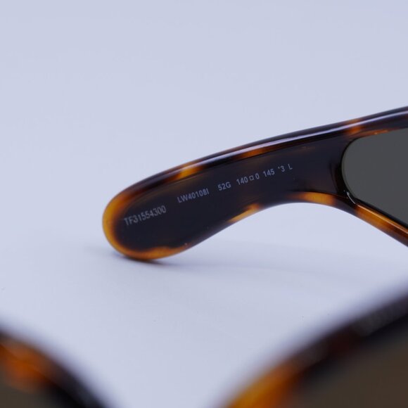 Loewe LW40108I 52G Sunglasses Dark Havana Shield Frame, Brown Lenses - Picture 6 of 10